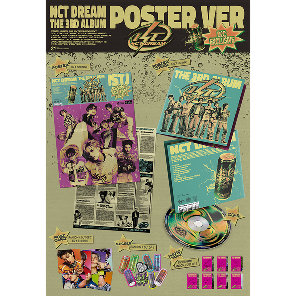 NCT DREAM The 3rd Album ‘ISTJ’ Poster ver. (D2C Exclusive)